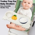 thumbnail image 2 of Kripyery Infant Cart Dining Plate Prevent Slipping Easy Assembly Stroller Trays Baby Stroller Plate for Hassle-Free Meals, 2 of 8