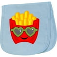 thumbnail image 2 of Inktastic French Fries Funny Fry Lover Baby Burp Cloth, 2 of 3