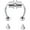 Silver, variant on Personalized Horseshoe Fake Nose Ring Hoop Magnetic Septum Nose Rings Non Piercing Nose Studs Stainless Steel Nose Ring
