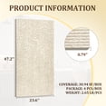 thumbnail image 5 of Easy4Home 4Pcs 48"x24" 3D Faux Stone Wall Panels Imitation Decorative Wall Tiles for Interior Wall Decor, Ivory White, 5 of 8