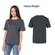 thumbnail image 2 of Playera Peso Completo de Cuello Redondo y Manga Corta, Unisex para Jóvenes,  Color Carbón, 100% Algodón, Talla Mediana Yazbek J0300, 2 of 3