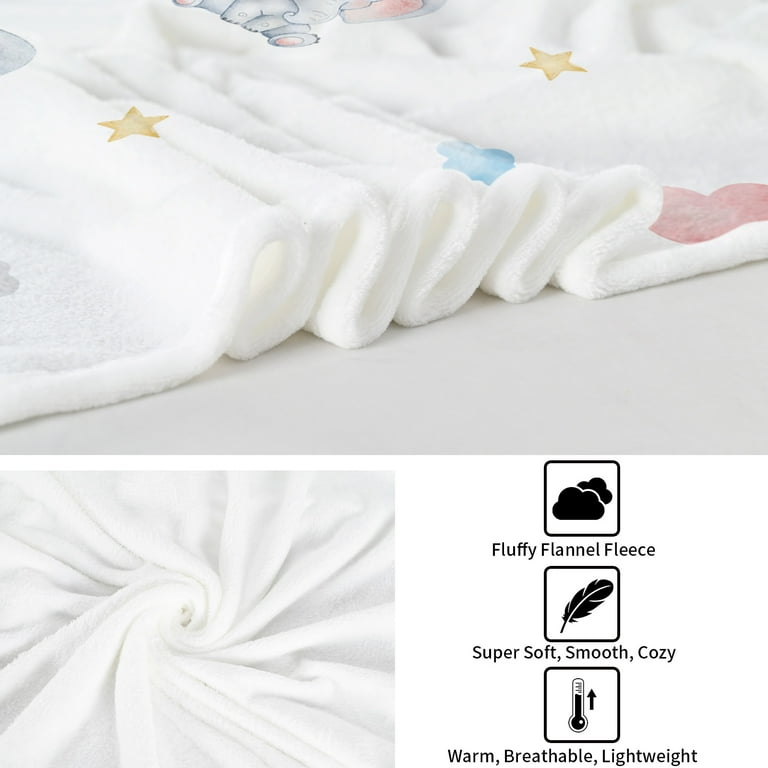 Fluffy outlet elephant blanket