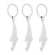 thumbnail image 4 of 3Pcs Metal Keychain Portable Bottle Opener Shark Shape Keychain Pendant Outdoor Keychain, 4 of 4
