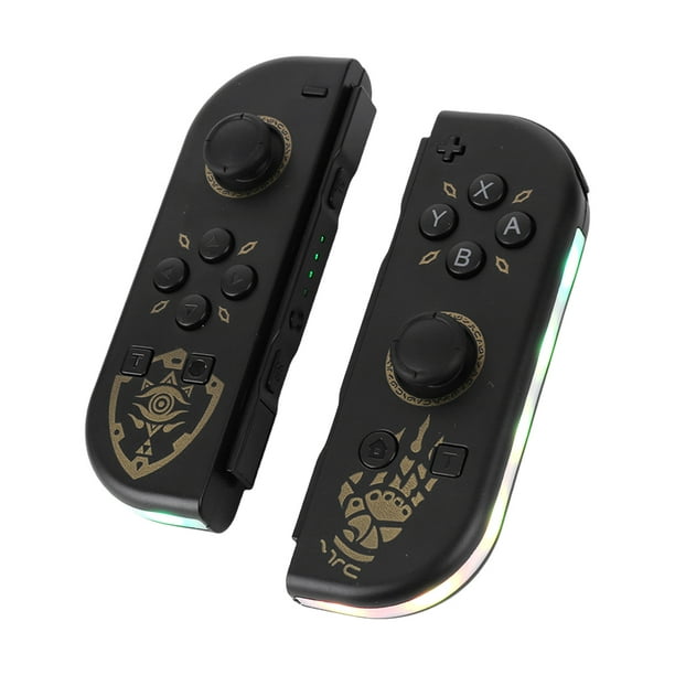 Para controlador NS Switch Joy-Con luz RGB Compatible con Bluetooth izquierda y derecha
