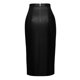 thumbnail image 5 of Txlixc Vestido de Midi de mujer, elegante cintura alta, tenedor sólido para adelgazar vestido de otoño, adecuado para fiestas de oficina Txlixc moda, 5 of 7