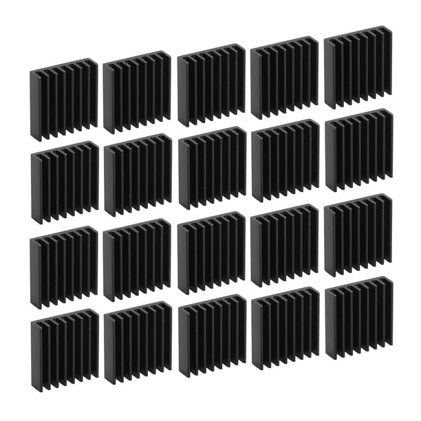 20 Disipador De Calor, Mini Componentes Electrónicos De Aluminio Para PC, Buena Disipación De Calor, Larga Vida útil, Suficiente Cantidad, Luces