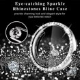 thumbnail image 2 of 2pack Bling Screen Protector Case For Google Pixel Watch, Women Girl Glitter Diamond Rhinestone Full Protective Cover, 2 of 5