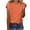Orange, variant on FAIWAD Summer Tops for Women Casual Short Sleeve Crew Neck Oversized Plain T-Shirts Loose Basic Going Out Tops
