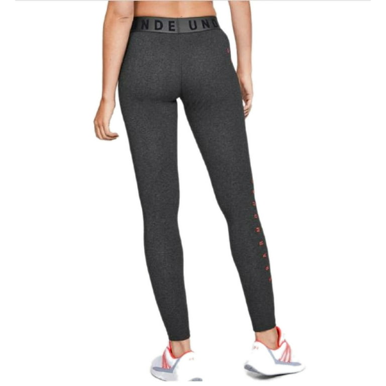 Under Armour Women's Favorite Graphic Leggings, Charcoal Light Heather, S 