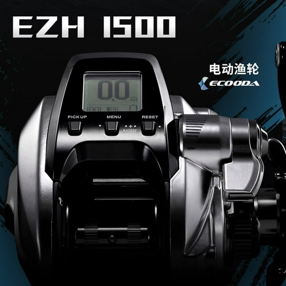 ECOODA EZH 1500 Electric Fishing Reel Offshore Boat Jigging Reel 10kg Drag Power Electric Reel Fishing Saltwater