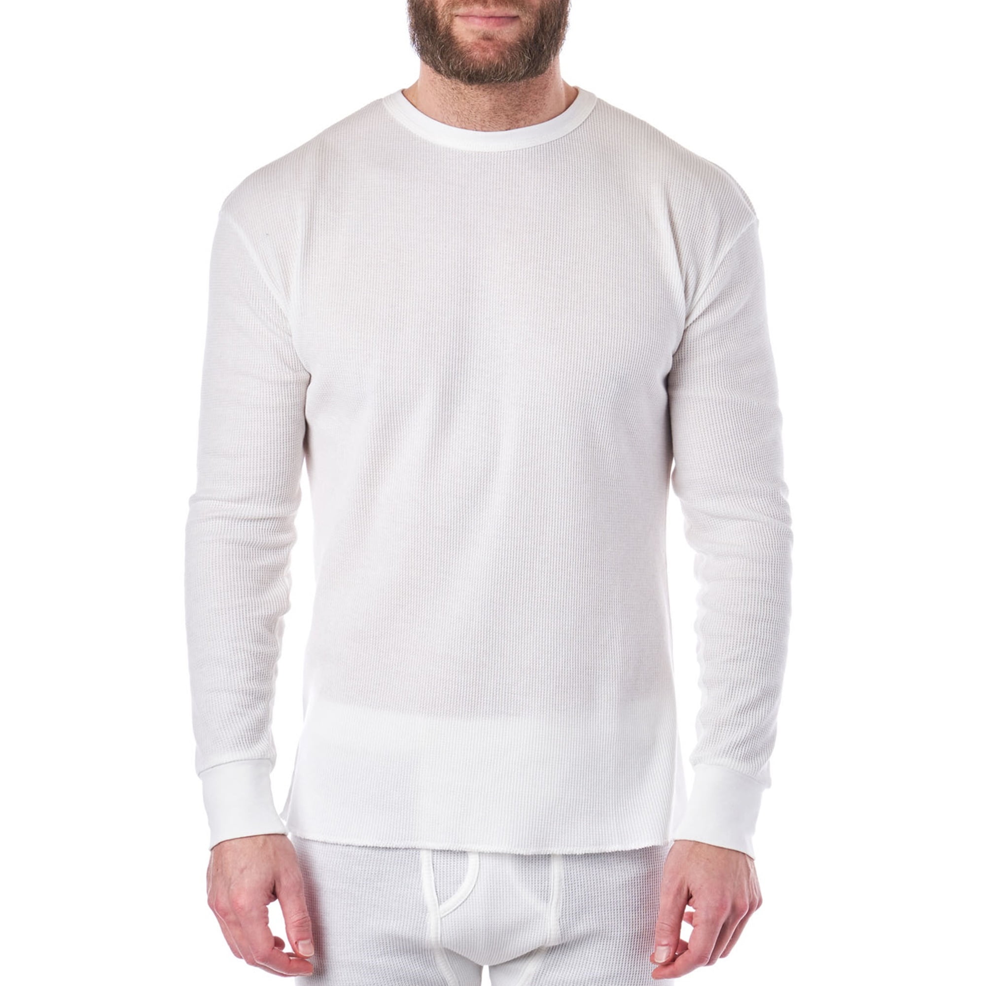 Alpine Swiss Mens Long Sleeve Waffle Knit Shirt Layer Underwear - Walmart.com