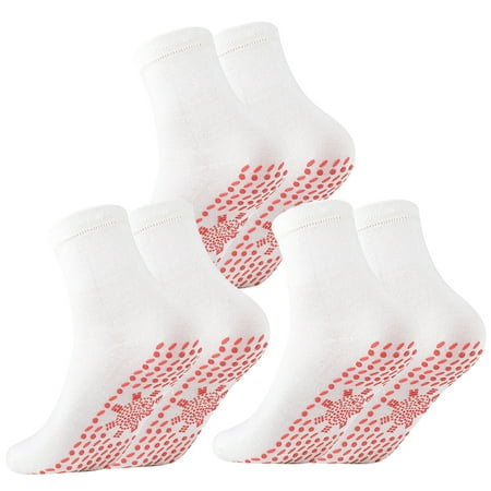 

Women Men Winter Warm Soft Daily Dense Dot Design Self Heating Socks Skiing
