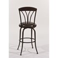 thumbnail image 2 of Bowery Hill Faux Leather Swivel Counter Stool in Bronze Pewter, 2 of 2