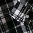 thumbnail image 5 of Njoeus Fashion Men's Cotton Plaid Shirt Loose Youth Long Sleeve Casual Shirts with Pocket, 5 of 7
