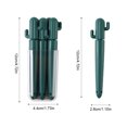 thumbnail image 4 of Wosthever Juego de 5 clips de sellado de plástico, selladores reutilizables, pinzas para bolsas de harina para hornear aperitivos, utensilios de cocina Cocina y Comedor Verde oscuro, 4 of 6
