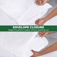 thumbnail image 4 of Superior Gina Organic Cotton Duvet Cover Set, King/California King, White, 4 of 9