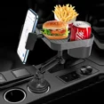 thumbnail image 4 of Car Cup Phone Holder Stand Mount Tray 360 Degree Rotation Table Slot Food Organized Adjustable Drink Accesories, 4 of 7