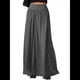 thumbnail image 3 of Pantalones Palazzo Holgados de Cintura Alta Elástica para Mujer, Informales, con Bolsillos, Holgados y Largos de Otoño Gris Oscuro S, 3 of 8