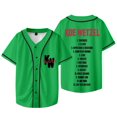 thumbnail image 1 of Koe Wetzel 9 Lives Album Merch Veste de Baseball T-Shirts Unisexes Mode Décontractée Manches Courtes Tee, style 4,TTG, 1 of 5