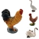 thumbnail image 4 of Modelo de pollo lindo pato ganso niños PVC juguete biológico decoración del hogar regalo Vogacara WJ3884-05B, 4 of 7