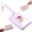 Purple, variant on Handheld Double Roller Carpet Brush, Multi-Functional Portable Pet Hair Remover with Crumb Collector, Double-Roller Cleaning Brush for Bed Desktop Carpet Pet Hair (Blue)