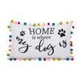 thumbnail image 1 of IMAX 90513 Coussin Pompon pour Chien de 12 x 20 Po, 1 of 1