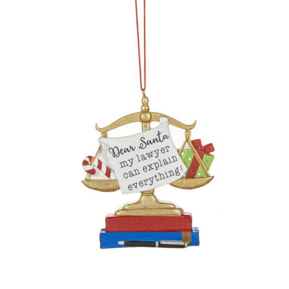 1 Pc Midwest-Cbk Dear Santa, My Lawyer Can Explain Everything Ornament (Mx187225)