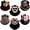 Multicolor-2, variant on 6 Pack Headwear Neck Gaiter Face Mask Bandana Scarf Balaclava for men women