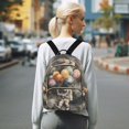 thumbnail image 7 of FORMRS Mini Backpack Purse for Women Travel Daypack Casual Shoulder Bag, Watercolor Space, 7 of 7