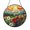 Acrylic 3.5 Inch, variant on Stained Glass Suncatcher Sunset Valley Scene with Mountains and Bright Meadow Flowers, Nature Inspired Window Decor, Colorful Scenic Artwork for Home