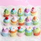 thumbnail image 2 of Llavero con calcomanías para refrigerador de cupcakes de resina con comida grande, accesorios para hacer tú mismo, mini adornos de cocina, 2 of 6