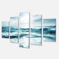 thumbnail image 2 of Designart 'Seychelles Beach at Sunset ' Seascape Canvas Art Print, 2 of 3
