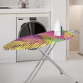 thumbnail image 2 of HELLHERO 15x54 Inch Ironing Board Cover Hook and Loop Soft Fabric Laundry Room, Tropical Leaf Pattern, 2 of 5