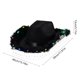 thumbnail image 3 of Sombrero de vaquero con luces LED y plumas de Halloween Fiudx rojo con luces negras y adornos de Claus, 3 of 6