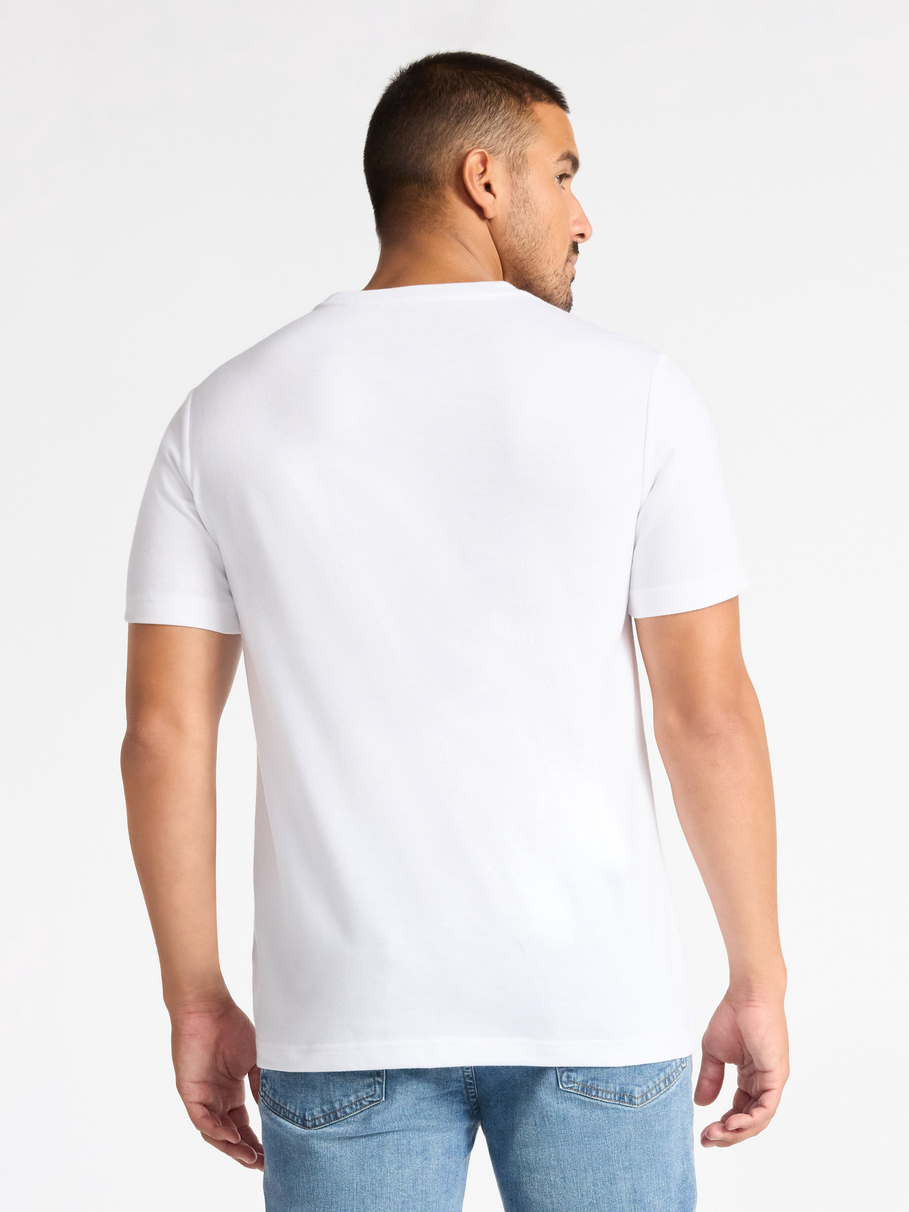 George Men's and Big Men's Classic Fit Crewneck Tee with Short Sleeves, Sizes XS-3XL
