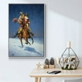 thumbnail image 5 of Midnight Rider - Framed Gallery Wrapped Holiday Canvas - 17 x 25 - White Frame, 5 of 8