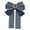 Navy Blue, variant on INSPIRE CHIC Bow Ties Striped Pre-Tied Ribbon Brooch Pin for Women Fashion Red