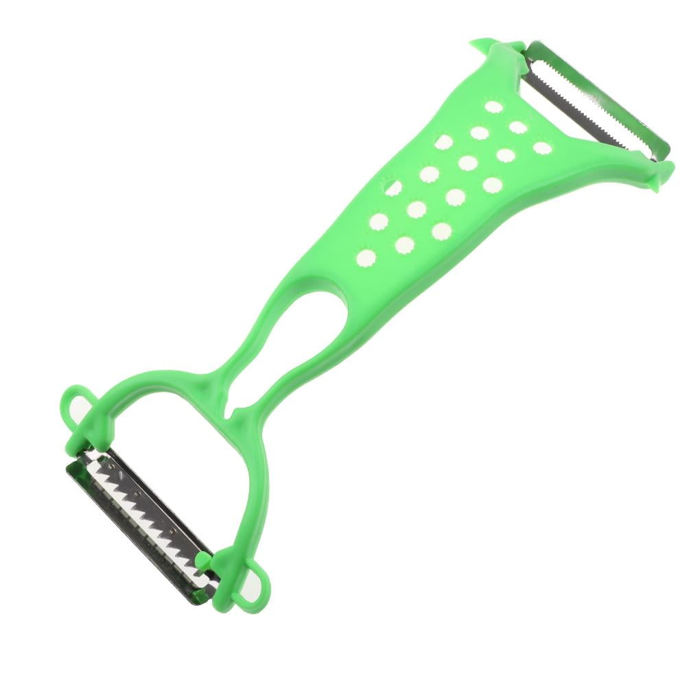 rudenlos Plastic Double Head Fruit Vegetables Peeler Potato Carrot