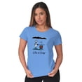 thumbnail image 4 of Rainy BBQ Grill Funny Windy Novelty Women's T Shirt Ladies Tee Brisco Brands S, 4 of 6