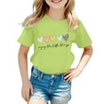 thumbnail image 2 of T-Shirt à Col Rond à Manches Courtes pour Filles avec Imprimé Graphique Mignon, T-Shirt Estival Décontracté pour le Quotidien, Tissu Doux pour le Confort, Design Tendance pour Jeunes, Idéal pour Jouer et l'École, 2 of 4