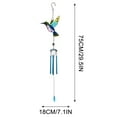 thumbnail image 3 of Wind Chimes for Outside , Hummingbird Wind Chimes, for Garden, Patio, Yard, Window Outdoor Decor, Gifts for Mom Women Grandma Wife, Deep Tone Windchimes for Mother's Day, Birthday(Blue), 3 of 5