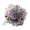 Purple, variant on fuxzkrlz Artificial Flowers Bunch Realistic Faux Silk Flowers Long-Lasting Hydrangea Rose Fake Flowers for Vase Flower Arrangement Home Decor Wedding