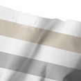 thumbnail image 5 of Creative Products Gray Blue Chunky Stripes 71x74 Shower Curtain, 5 of 7