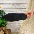 thumbnail image 5 of Ladies 2026 Summer Flat Shoes Solid Color Pointed Toe Metal Buckle Accent Soft Sole Slip On Lightweight Cushioned Orthopedic Arch Support Wide Toe Box Comfort Walking Daily Footwear Navy 37, 5 of 9