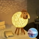 thumbnail image 4 of Bonita lámpara de noche LED de ratán con forma de oveja, lámpara de mesa USB para el hogar, habitación de los niños, dormitorio y sala de estar., 4 of 9