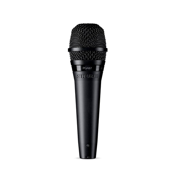 Shure PGA57 Dynamic Microphone - Professional Quality Instrument Mic with Cardioid Pick-up Pattern, 3-in XLR Connector, 15' XLR-t