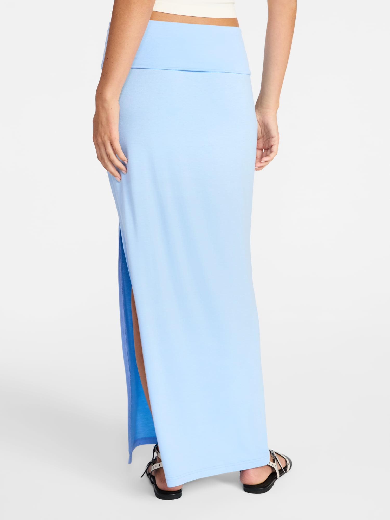 No Boundaries Foldover Maxi Skirt, Women's & Women's Plus XXS-4X