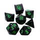thumbnail image 1 of FLhrweasw 7 Unids/set Dados Digitales Varios Lados D4 D6 D8 D10 D12 D20 para TRPG (verde), 1 of 9