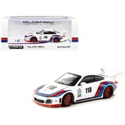 997 Old & New Body Kit #118 White with Red and Blue Stripes "Spyder" "Hobby64" Series 1/64 Diecast Model Car by Tarmac Works
