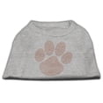 thumbnail image 3 of Pet Dog  Cat Shirt Rhinestone, "Orange Paw", 3 of 8
